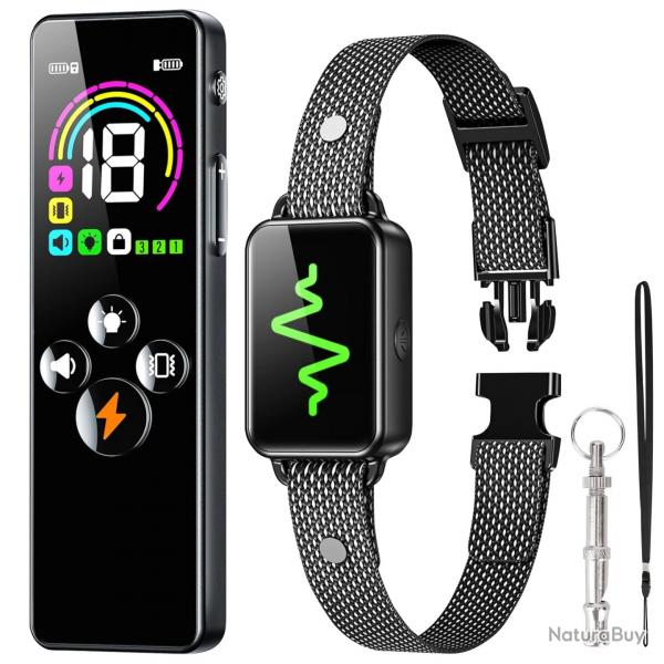 Collier de Dressage lectrique pour Chien 2000M tanche Tlcommande Longue Porte 3 Modes Rglable