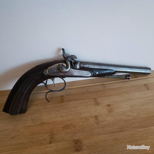 Pistolet  percussion de duel ELG