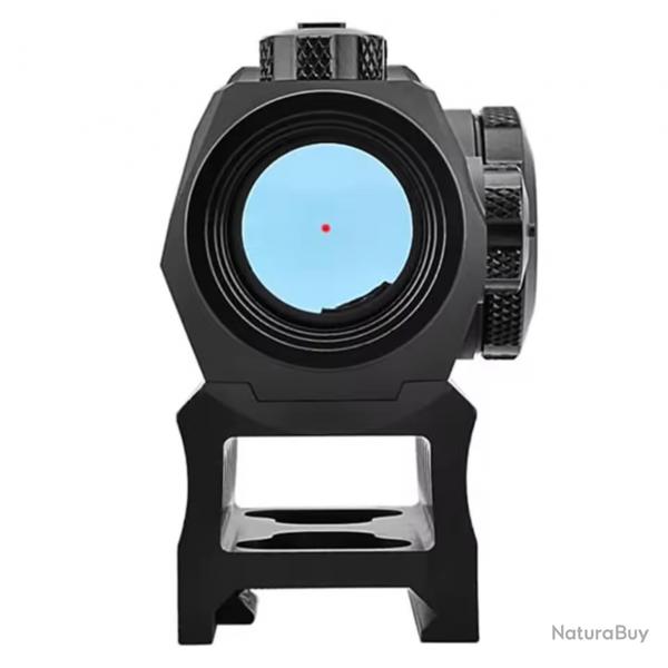 Point rouge 1X20mm 2 MOA avec support risée pour fusil ou carabine de chasse