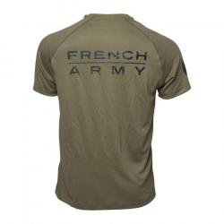 T-SHIRT FRENCH ARMY RESPIRANT VERT OD M