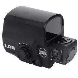 Point rouge Visée réflexe holographique tactique LCO 1 MOA rail 20 mm noir