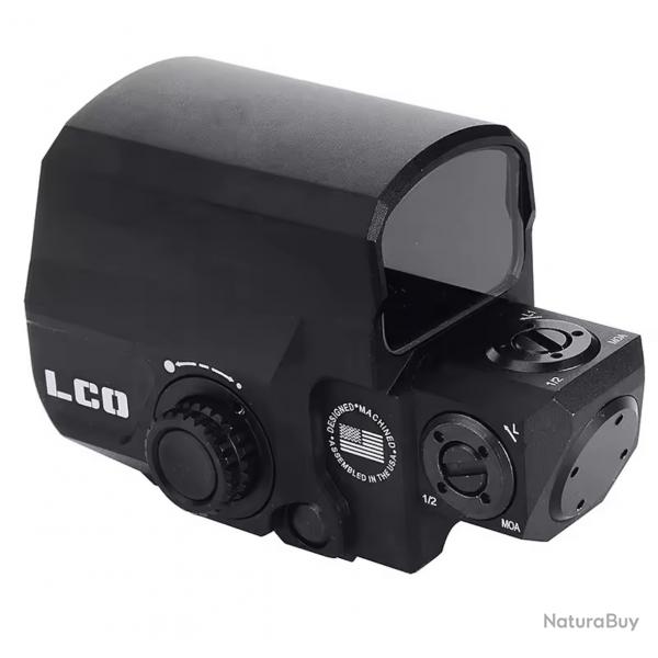 Point rouge Visée réflexe holographique tactique LCO 1 MOA rail 20 mm noir