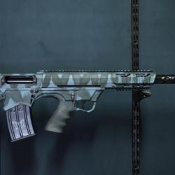 Final Arms Bullpup FD12 cal 12, Cat C Tigré bleu/noir 61 cm Droitier Lisse PVC