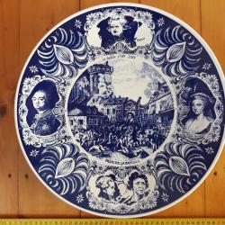 delfts chemkela plat bicentenaire de la revolution grand plat ceramique edition limitè