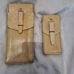 Collection militaria. Authentique.  sacoche Porte chargeur .apres guerre année 50