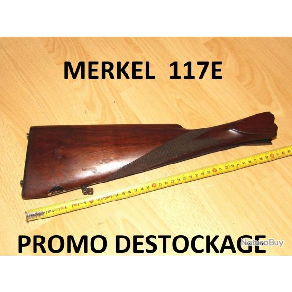 crosse fusil MERKEL 117E EJECTEUR 117 E - VENDU PAR JEPERCUTE (a7534)