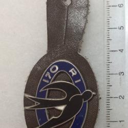 FRANCE INFANTERIE 170° R.I Régiment Infanterie sans devise  Fraisse 2035 + cuir