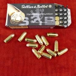 BOITE DE 50 CARTOUCHES SELLIER BELLOT CAL.45ACP FMJ 230GRS