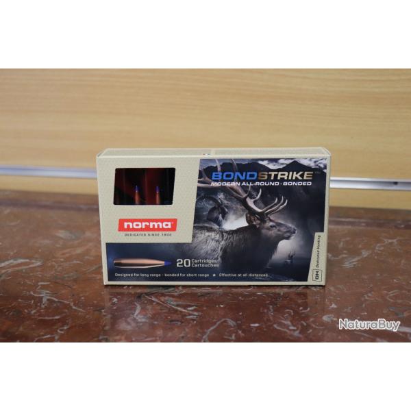 Cartouches Norma Bond Strike 165gr /10.7g Calibre 7mmPRC