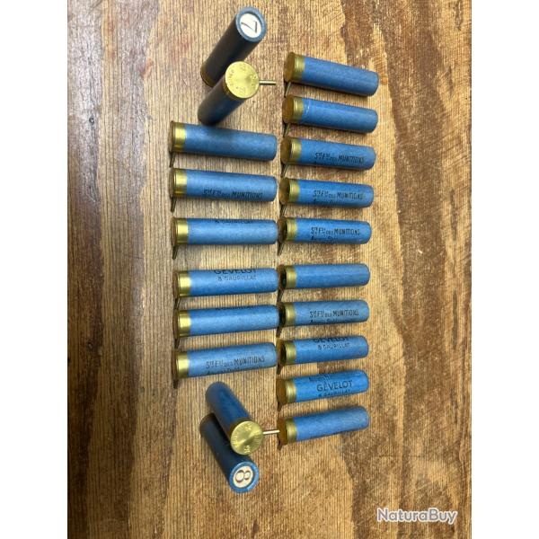 Cartouches  broches, calibre 28