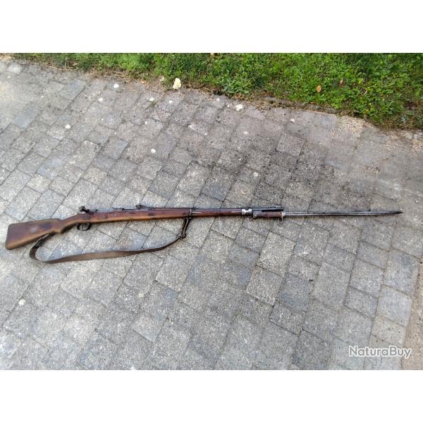 fusil Mauser Gewehr 98 8x57 avec sa baonnette