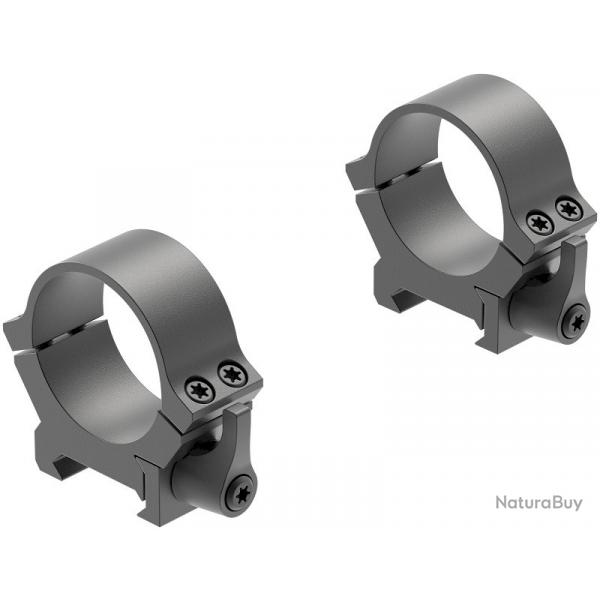 Colliers de montage amovible LEUPOLD qrw2 30mm haut noir brillant