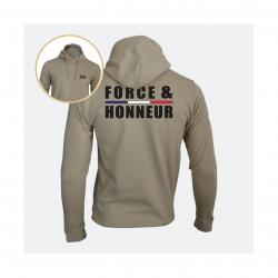 Sweat shirt Force Honneur Liseré Light Sand