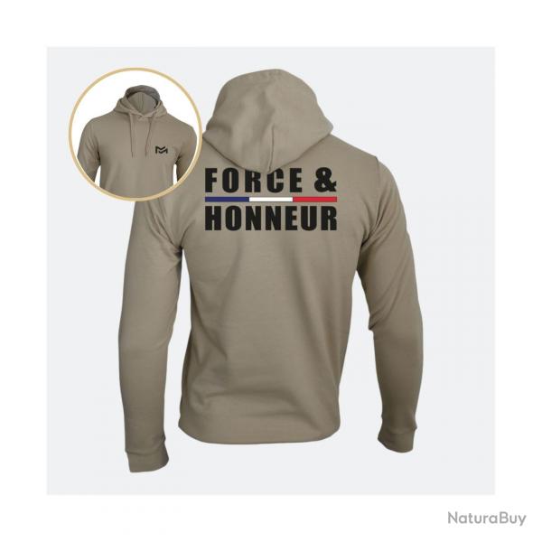 Sweat shirt Force Honneur Liseré Light Sand