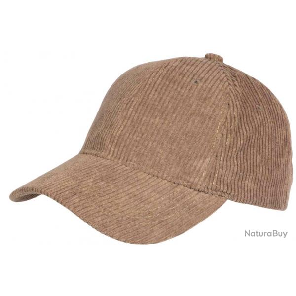 Casquette Velours Marron Cotele Tradition Look Baseball Sneyson Taille unique Marron