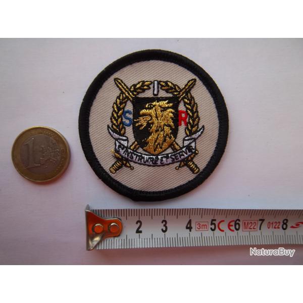 écusson militaire section instruction de la réserve 8 régiment de transmission