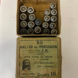 Balles  rechargement cal 16 et 20 anciennes