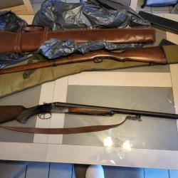 Fusil de chasse juxtapose