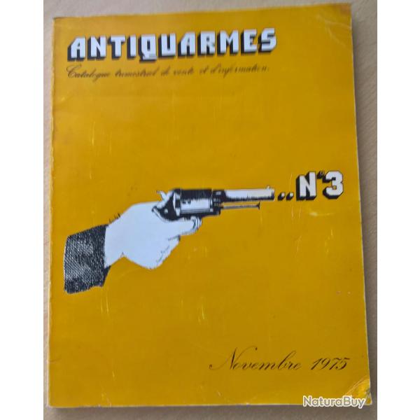 Livre vente aux enchres Antiquarmes n 3