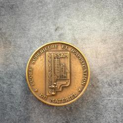 Médaille de table militaire - École Supérieure et d'Application du Matériel (ESAM)