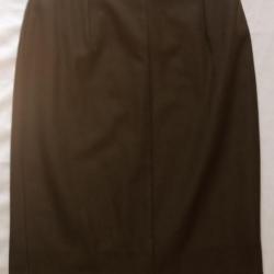 Jupe Officier US WAAC wool chocolat fabrication tailleur