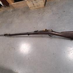 Fusil gras Mle 1874 M80 11 mm avec baïonnette