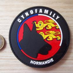 obsolète !!! écusson militaire collection cynofamily Normandie chien retraité gendarmerie