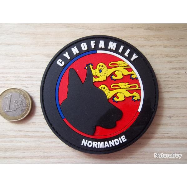 obsolète !!! écusson militaire collection cynofamily Normandie chien retraité gendarmerie