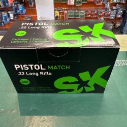 Munition 22lr SK pistol match par 500