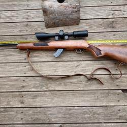 carabine  Rhenus, Canada, Calibre 22LR   chargeur 10 coups  INTROUVABLE ET UNIQUE
