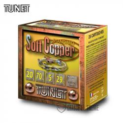25 Cartouches TUNET Soft Copper 29Gr Cal 12/70 N°5