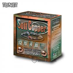 25 Cartouches TUNET Soft Copper 30Gr Cal 12/70 N°4
