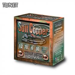 25 Cartouches TUNET Soft Copper 30Gr Cal 12/70 N°6