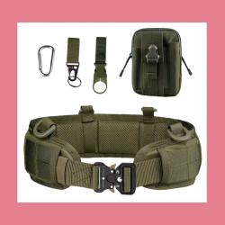 Ceinture tactique kaki ( envoi gratuit )