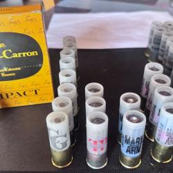 Lot de balles gros gibier calibre 12