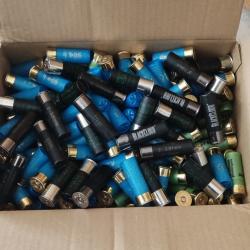 Lot de 9.6 kg de cartouches de calibre 12 acier 1 euro sans prix de réserve