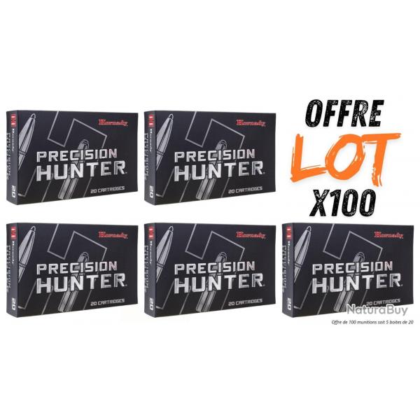 Lot munitions Hornady Precision Hunter ELD-X 178g - Cal. 30-06 Sprg - X100 munitions
