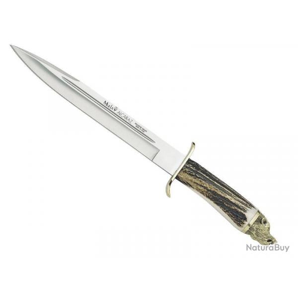 Dague de chasse Muela Alcaraz cerf 26 cm tte de sanglier
