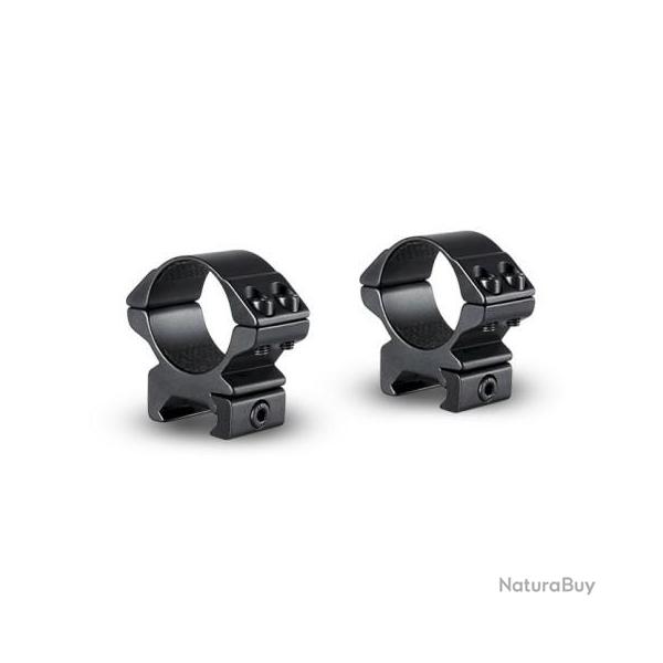 Colliers Hawke Bas pour 30 mm, empreinte weaver/picatinny