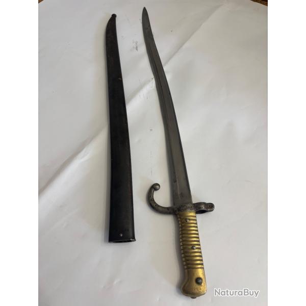 Baïonnette Chassepot 1868