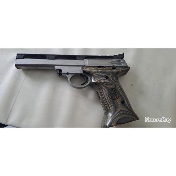 Plaquette bois smith et wesson 22s