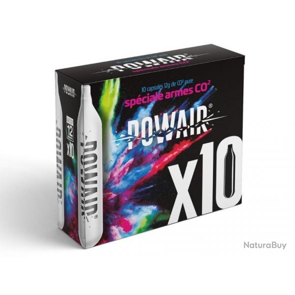 Cartouches CO2 POWAIR 12g par 10