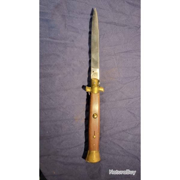 Grand couteau pliant italien type vandetta, marquage ROSTFREI  ITALY