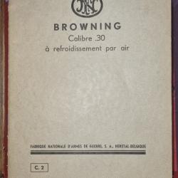 Manuel pour Mitrailleuse BROWNING Machine Gun cal 30