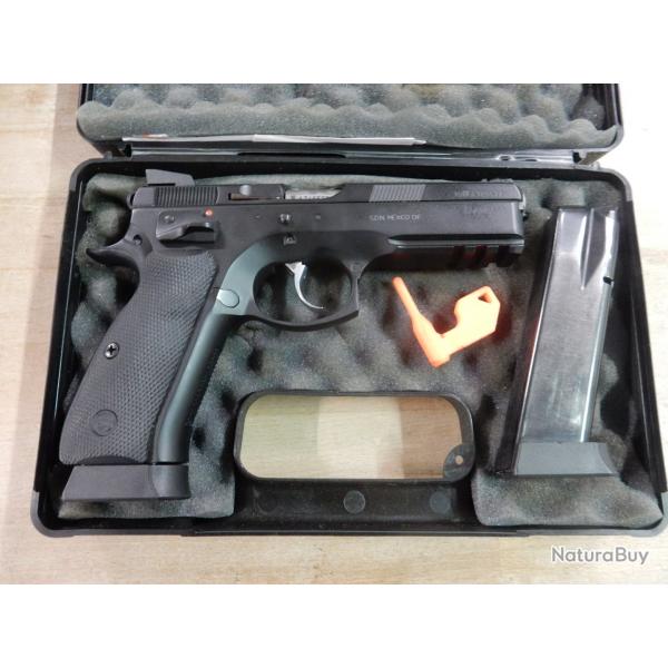 PISOLET CZ SP01 SHADOW CAL 9X19 + 2 CHARGEURS + MALLETTE OCCASION PARFAIT ETAT
