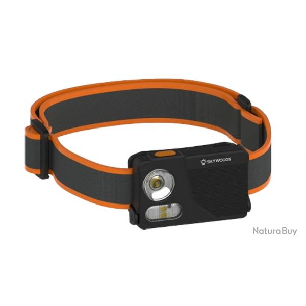 LAMPE FRONTALE SKYWOODS L60A81 - 300 LM - 7 MODES - RECHARGEABLE USB-C
