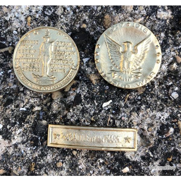 insert en mtal 1917/1918 pour Plaquette COLT 45 1911 A1 US USA ww1 ww2