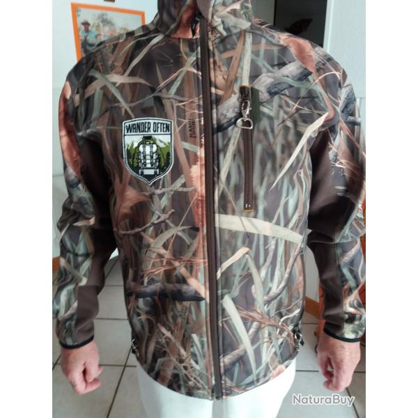 veste de chasse demi saison camo