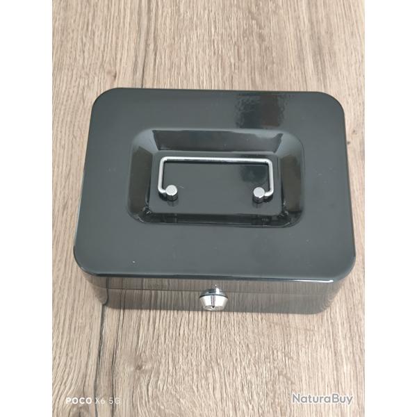 Caisse de monnaie rangement pieces et billets