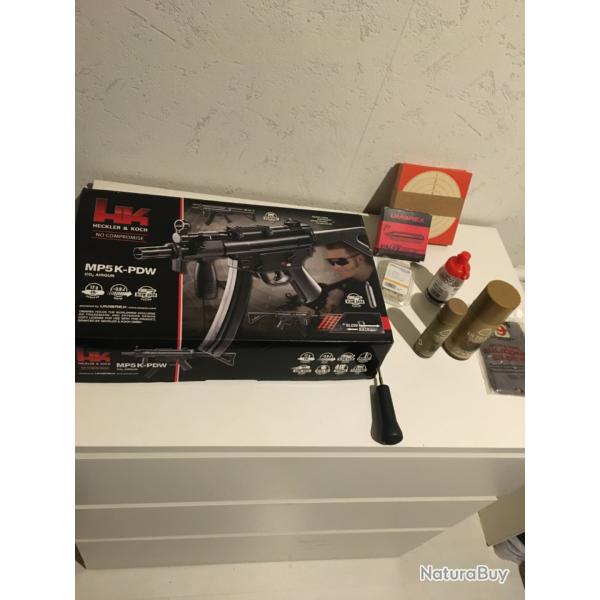 rplique MP5K-PDW UMAREX billes mtal+  kit complet entretien